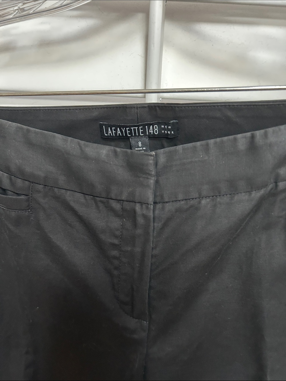 Lafayette 148 New York Men's Black Dress Pants